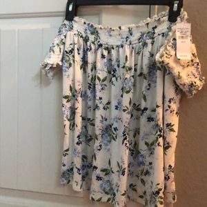 Floral Off-the-Shoulder Top